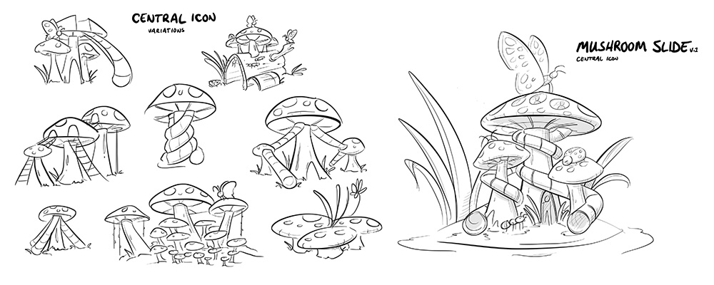 Bug Adventure mushrooms